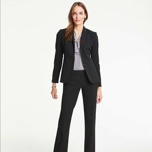 Ann Taylor The Two Button Blazer Black 6